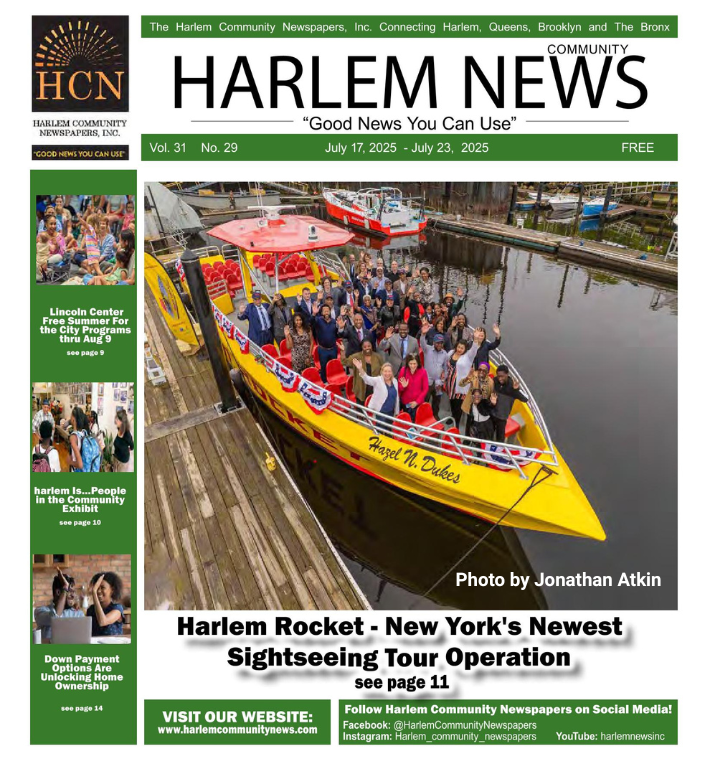 Harlem News cover story