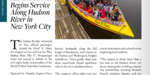 Feature story on the Harlem Rocket in Foghorn Beacons magazine screenshot
