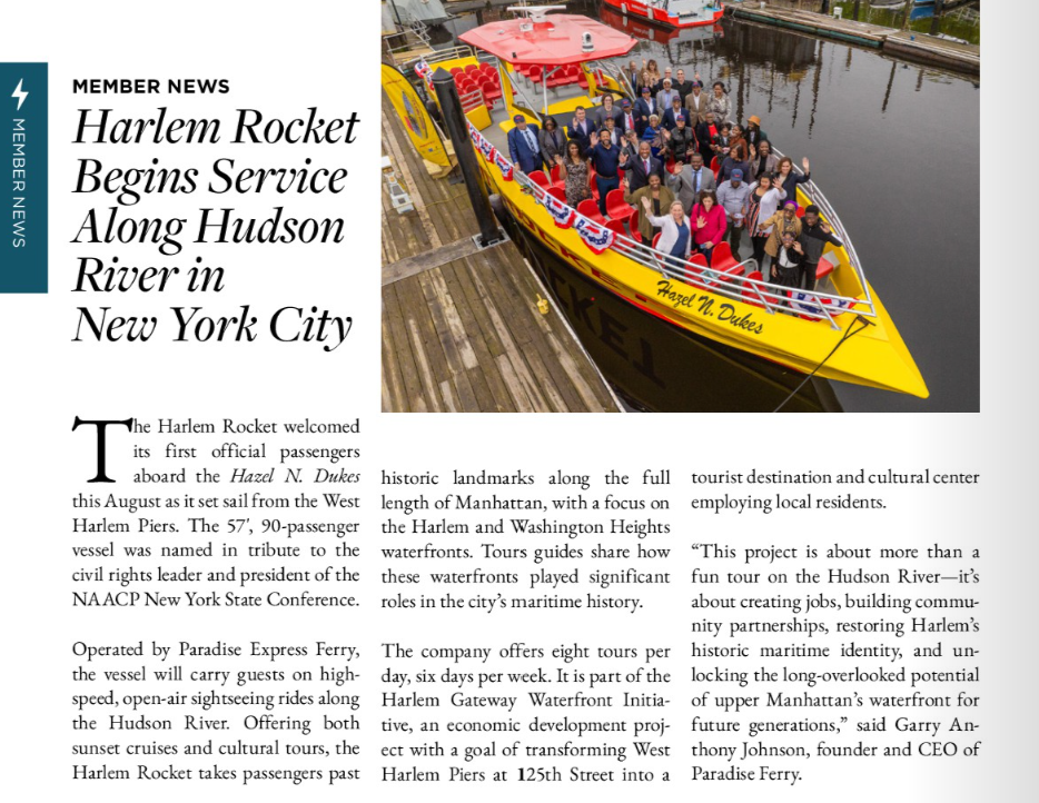 Feature story on the Harlem Rocket in Foghorn Beacons magazine screenshot